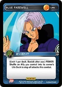 Blue Farewell - Panini: Set 1 - Dragon Ball Z TCG card