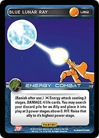 Blue Lunar Ray - Panini: Set 1 - Dragon Ball Z TCG card