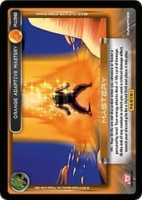 Orange Adaptive Mastery - Panini: Set 1 - Dragon Ball Z TCG card