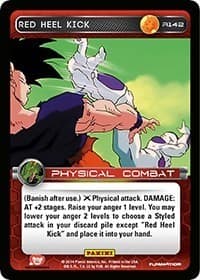 Red Heel Kick - Panini: Set 1 - Dragon Ball Z TCG card