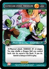 Namekian Zone Pressure - Panini: Set 1 - Dragon Ball Z TCG card