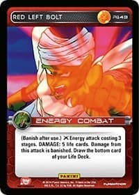 Red Left Bolt - Panini: Set 1 - Dragon Ball Z TCG card