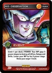 Red Observation - Panini: Set 1 - Dragon Ball Z TCG card