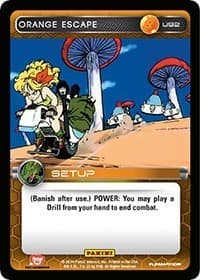 Orange Escape - Panini: Set 1 - Dragon Ball Z TCG card