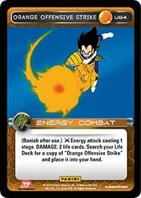 Orange Offensive Strike - Panini: Set 1 - Dragon Ball Z TCG card