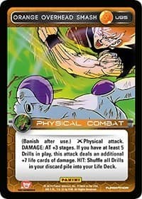 Orange Overhead Smash - Panini: Set 1 - Dragon Ball Z TCG card