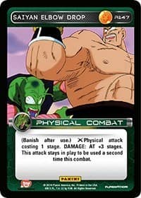 Saiyan Elbow Drop - Panini: Set 1 - Dragon Ball Z TCG card