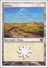 Plains (334) - 8th Edition - Magic: The Gathering card