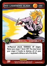Red Lightning Slash - Panini: Set 1 - Dragon Ball Z TCG card
