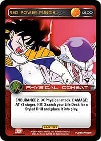 Red Power Punch - Panini: Set 1 - Dragon Ball Z TCG card