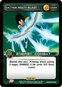 Saiyan Multi-blast - Panini: Set 1 - Dragon Ball Z TCG card