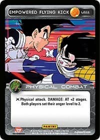 Empowered Flying Kick - Panini: Set 1 - Dragon Ball Z TCG card