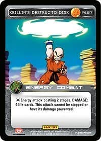 Krillin's Destructo Disk - Panini: Set 1 - Dragon Ball Z TCG card