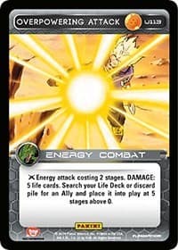 Overpowering Attack - Panini: Set 1 - Dragon Ball Z TCG card