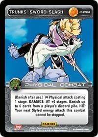 Trunks' Sword Slash - Panini: Set 1 - Dragon Ball Z TCG card