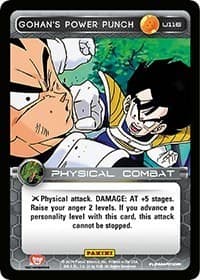 Gohan's Power Punch - Panini: Set 1 - Dragon Ball Z TCG card