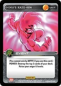 Goku's Kaio-Ken - Panini: Set 1 - Dragon Ball Z TCG card