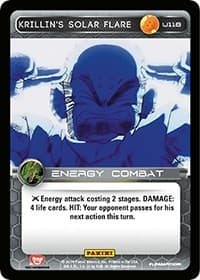 Krillin's Solar Flare - Panini: Set 1 - Dragon Ball Z TCG card