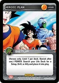 Heroic Plan - Panini: Set 1 - Dragon Ball Z TCG card