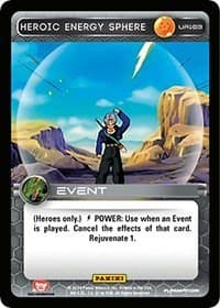 Heroic Energy Sphere - Panini: Set 1 - Dragon Ball Z TCG card