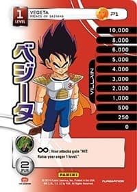 Vegeta - Prince of Saiyans (SDCC 2014) - Panini Promo Cards - Dragon Ball Z TCG card
