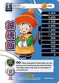 Gohan - Resilient Child (SDCC 2014) - Panini Promo Cards - Dragon Ball Z TCG card