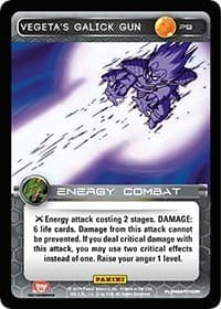 Vegeta's Galick Gun - Panini Promo Cards - Dragon Ball Z TCG card