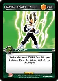 Saiyan Power Up - Panini Promo Cards - Dragon Ball Z TCG card
