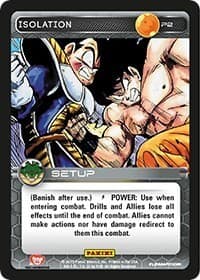 Isolation (Heroes & Villains) - Panini Promo Cards - Dragon Ball Z TCG card