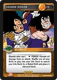 Orange Dodge (Heroes & Villains) - Panini Promo Cards - Dragon Ball Z TCG card