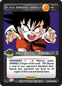 Black Enraged Assault (Heroes & Villains) - Panini Promo Cards - Dragon Ball Z TCG card