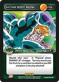 Saiyan Body Blow (Heroes & Villains) - Panini Promo Cards - Dragon Ball Z TCG card