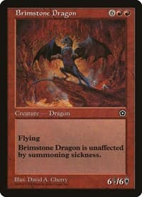 Brimstone Dragon - Portal Second Age - Magic: The Gathering card