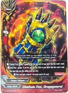 Chieftain Fist, Dragogeneral - Mikado Evolution - Future Card BuddyFight card