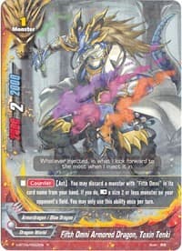 Fifth Omni Armored Dragon, Toxin Tenki - Mikado Evolution - Future Card BuddyFight card
