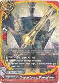 Dragon Lance, Stronghorn - Mikado Evolution - Future Card BuddyFight card