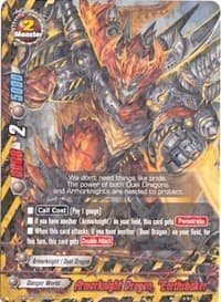 Armorknight Dragon, "Earthshaker" - Mikado Evolution - Future Card BuddyFight card
