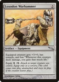Loxodon Warhammer - Mirrodin - Magic: The Gathering card
