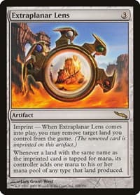 Extraplanar Lens - Mirrodin - Magic: The Gathering card