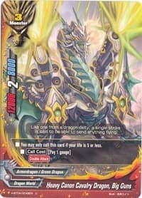 Heavy Canon Cavalry Dragon, Big Guns - Mikado Evolution - Future Card BuddyFight card