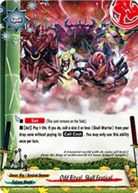 Odd Ritual, Skull Festival - Galaxy Burst - Future Card BuddyFight card