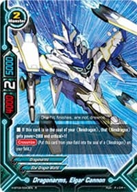 Dragonarms, Elgar Cannon - Galaxy Burst - Future Card BuddyFight card