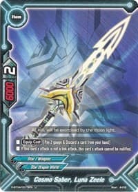 Cosmo Saber, Luna Zeele - Mikado Evolution - Future Card BuddyFight card