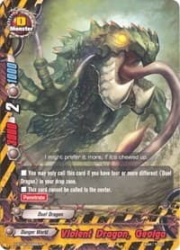 Violent Dragon, Geolga - Mikado Evolution - Future Card BuddyFight card