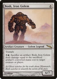 Bosh, Iron Golem - Mirrodin - Magic: The Gathering card