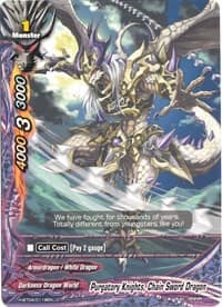 Purgatory Knights, Chain Sword Dragon - Mikado Evolution - Future Card BuddyFight card