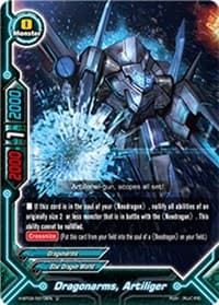 Dragonarms, Artiliger - Galaxy Burst - Future Card BuddyFight card
