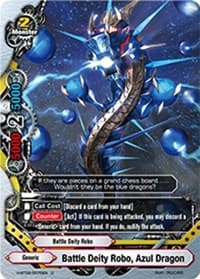 Battle Deity Robo, Azul Dragon - Galaxy Burst - Future Card BuddyFight card