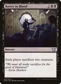 Barter in Blood - Duel Decks: Blessed vs. Cursed - Magic: The Gathering card
