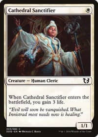 Cathedral Sanctifier - Duel Decks: Blessed vs. Cursed - Magic: The Gathering card